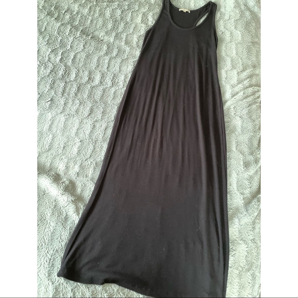 Black maxi dress